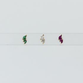 Nada CZ earrings