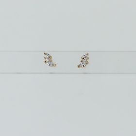 Nada CZ earrings