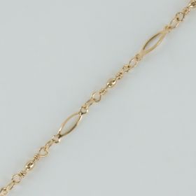 Oval and ball body chain