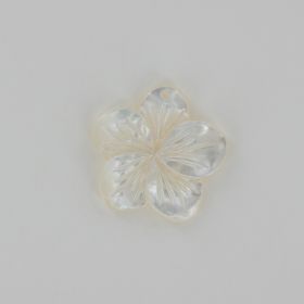 White mother-of-pearl large flower