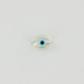 White mother-of-pearl blue eye