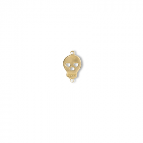 Calavera con ojos en forma de corazón