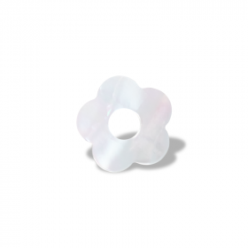 Large Mother of Pearl Flower with Hole