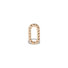 Rounded rectangle ball clasp