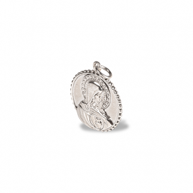 Engraveable Mary medal pendant