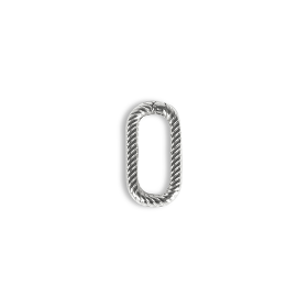 Twisted Oval Clasp