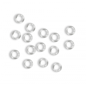 40pcs Welded ring 5 mm wire of 1mm