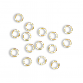 40pcs Welded ring 5 mm wire of 1mm