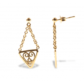 Pendientes Triangulares de Filigrana
