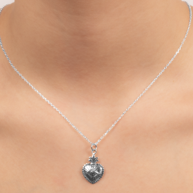 Ex-Voto Heart Pendant with Eye