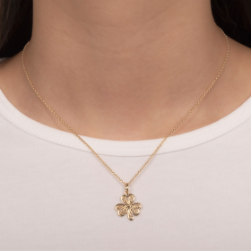Pendentif trèfle à trois feuilles