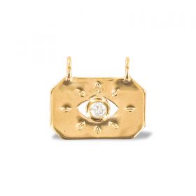 Pendant plate eye zirconium