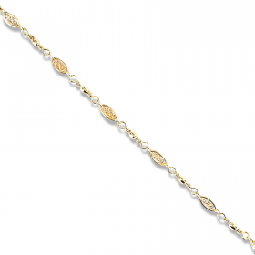 Fancy flat chain with balls