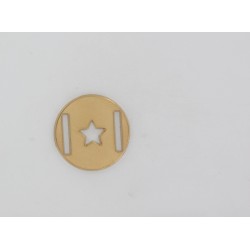 Placa  estrella vaciada 20mm