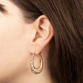 Boucles d'oreilles plaqué or 3µ Actuelle grossiste pour créateurs de bijoux.