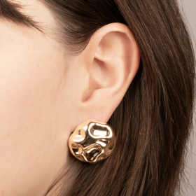 Boucles d'oreilles plaqué or 3µ Actuelle grossiste pour créateurs de bijoux.