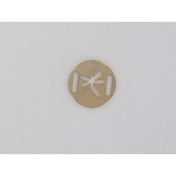 Placa  Libellule vaciada 15mm