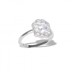 Bague Zirconium en plaqué or 3µ Actuelle grossiste pour créateurs de bijoux.