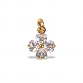 Pendentif Flore fleur CZ