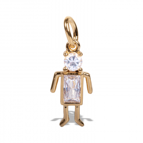 Pendentif Cliff - petit garçon CZ