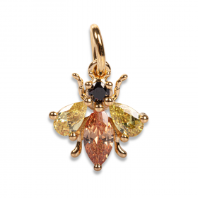 Pendentif Beya - petite abeille CZ