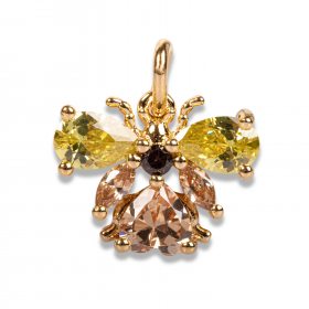 Pendentif Biel - abeille CZ