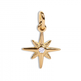Pendentif Etoile - étoile du nord CZ