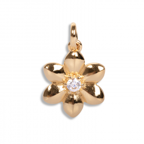 Pendentif Flory - fleur CZ