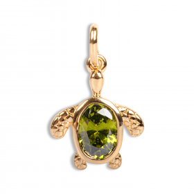 Pendentif Tony - tortue CZ