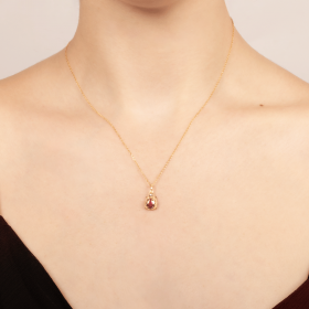 Pendentif Connie - coccinelle CZ