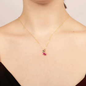 Pendentif Chelly - cerises CZ