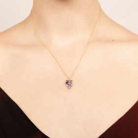 Pendentif Raima - raisins CZ