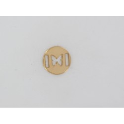 Openwork butterfly medal 15 mm