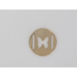 Openwork butterfly medal 20 mm