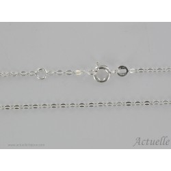 Cable chain flat 40 cm wire 0.40 mm with a ajusted ring to 38 cm