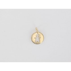 Mini charm's rond Garçon ajouré