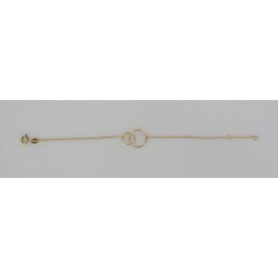 Bracelet 2 rings 9 and 13mm