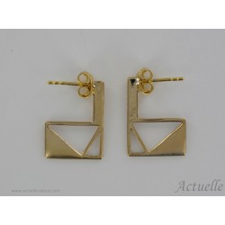 Earring Geo Rectangle in