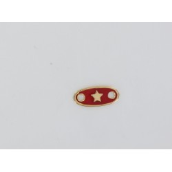 Ovale Etoile Rouge