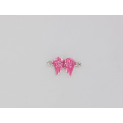 Enameled pink wings