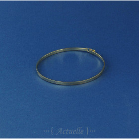 3mm Bangle with L shape clasp GP