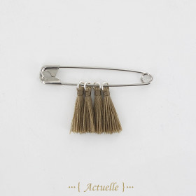 Beige brown tassel