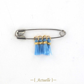 Pale blue small tassel GP