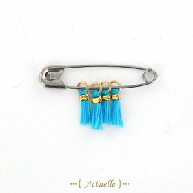 Mini pompon turquoise PO