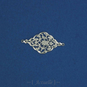 Lace acanthus and lily 13x30mm