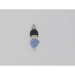 Niña Jap. kimono azul an.H/B