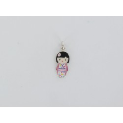 Enamelled Pink Japanese girl