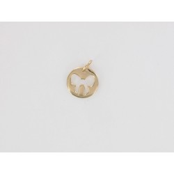 Openwork Round Bowtie charm's