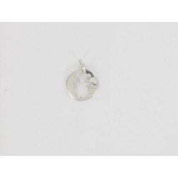 Mini charm's rond Fille ajourée
