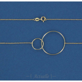 Collier 2 anneaux 25x80 PO